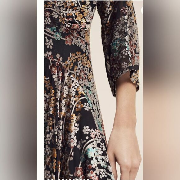 Anthropologie Woodlands Maxi Dress size 4 - Picture 5 of 12